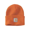 ACRYLIC WATCH CAPS BRIGHT ORANGE A18 Q65