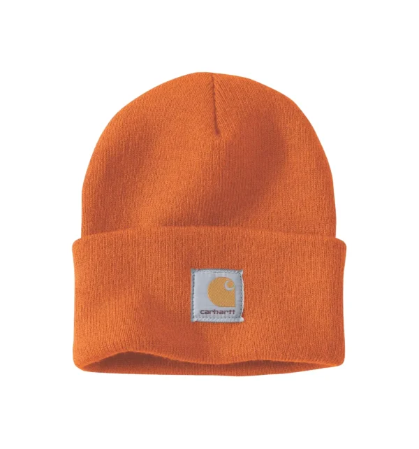 ACRYLIC WATCH CAPS BRIGHT ORANGE A18 Q65