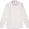 A2DC1 1001 LS LINEN KOREAN SHIRT WHITE