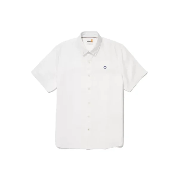 A2DCC 1001 SS LINEN SHIRT WHITE