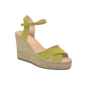 ALBA25 ESPADRILLES SANDALO CON TACCO ANTE LIMA