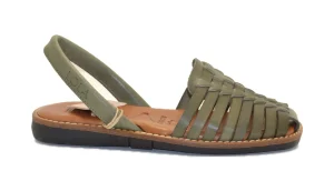 ALMAGRO MINORCHINA IN PELLE VAQUETILLA WASABI