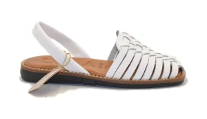 ALMAGRO MINORCHINA IN PELLE VAQUETILLA BLANCO