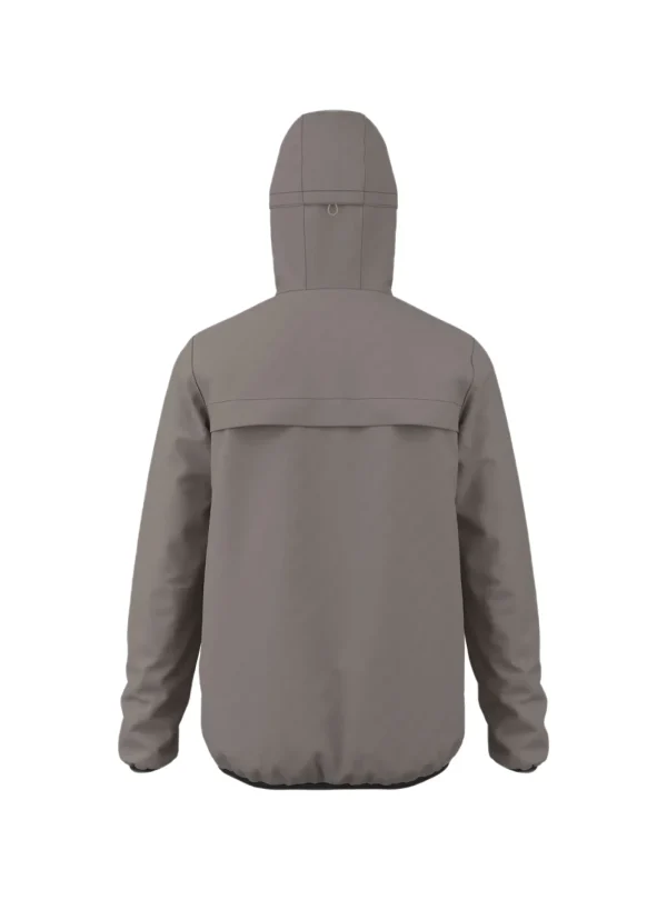 ANDREAS MAN RAIN JACKET DRIFTWOOD GOAT