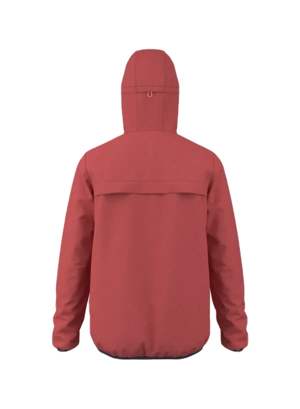 ANDREAS MAN RAIN JACKET MINERAL RED EARTH RED