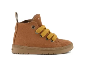ANKLE BOOT SUEDE MICROFIBRE LINING BROWN SUGAR-YELLOW P01B015-00892068