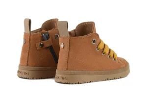ANKLE BOOT SUEDE MICROFIBRE LINING BROWN SUGAR-YELLOW P01B015-00892068
