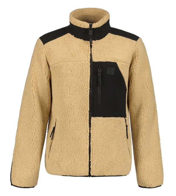 ARDEM TEDDY GIACCA UOMO BEIGE BLACK 657853649I040