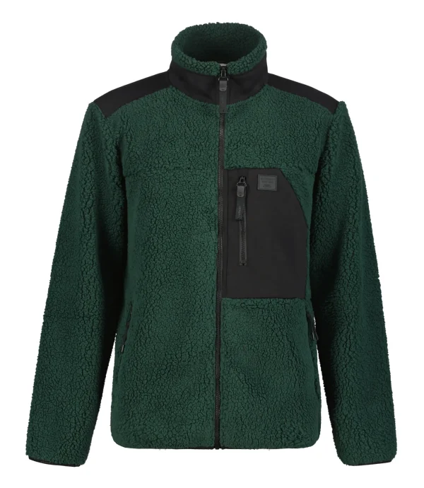 ARDEM TEDDY GIACCA UOMO GREEN BLACK 657853649I590