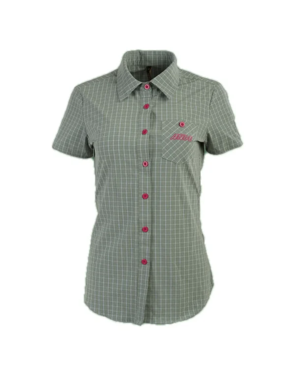 ARIZONA CAMICIA AZVERDE FUXIA 0446