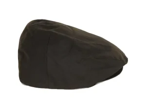 Basco cerato WAX FLAT CAP OLIVE