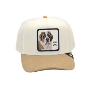 BASEBALL CAP CANE TOP DOG TAN