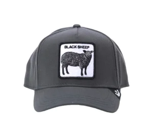 BASEBALL CAP IN LANA BLACK SHEEP CHARCOAL