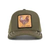 BASEBALL CAP IN LANA GALLO COCK MOSS