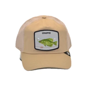 BASEBALL CAP PESCE CRAPPIE KHAKI
