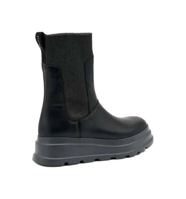 BEATLES ALTO CON SUOLA PLATFORM NERO 86N6