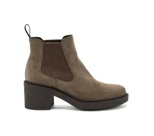 BEATLES IN PELLE CON TACCO 80C3 TORBA