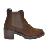 BEATLES IN PELLE CON TACCO 80C3 CACAO