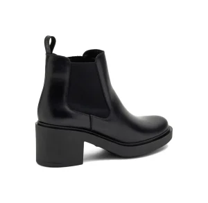 BEATLES IN PELLE CON TACCO 80N3 NERO