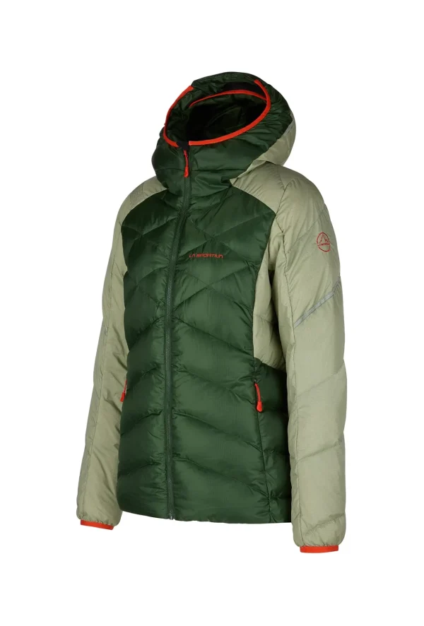 BIVOUAC DOWN JACKET W FOREST TEA