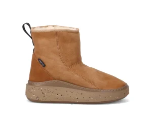 BLANK BOOTIE SHEEP SKIN HIGH CHESTNUT