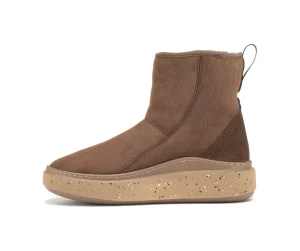 BLANK BOOTIE SHEEP SKIN HIGH CHOCOLATE