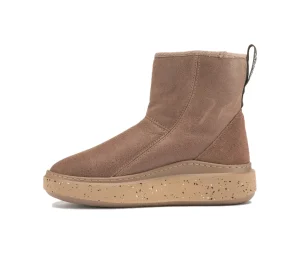 BLANK BOOTIE SHEEP SKIN HIGH BROWN