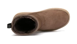 BLANK BOOTIE SHEEP SKIN HIGH CHOCOLATE