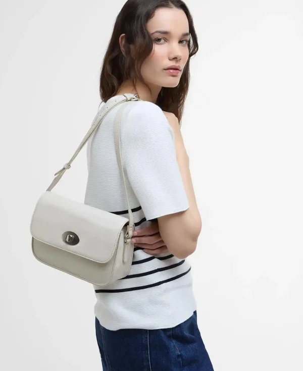 Borsa a tracolla in pelle Isla CROSS-BODY Light Sand