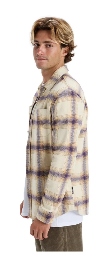 CAMICIA DNA FLANNEL BLUE BEIGE BLUE CHECK