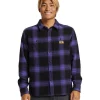 CAMICIA MERCURY FLANNEL PURPLE BLACK CHECK