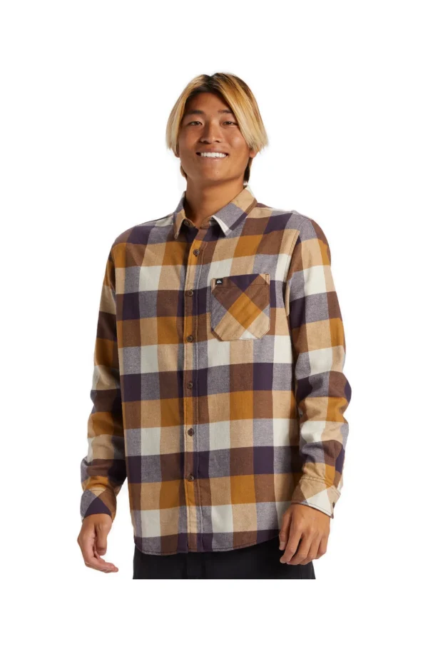 CAMICIA MOTHERFLY FLANNEL BONE BROWN AQYWT03373 CMT1