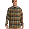 CAMICIA SANDBAR HOODED FLANNEL GRAPE LEAF SANDBAR HOODED FLAN