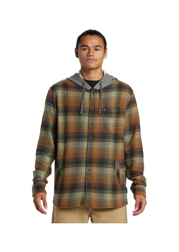 CAMICIA SANDBAR HOODED FLANNEL GRAPE LEAF SANDBAR HOODED FLAN
