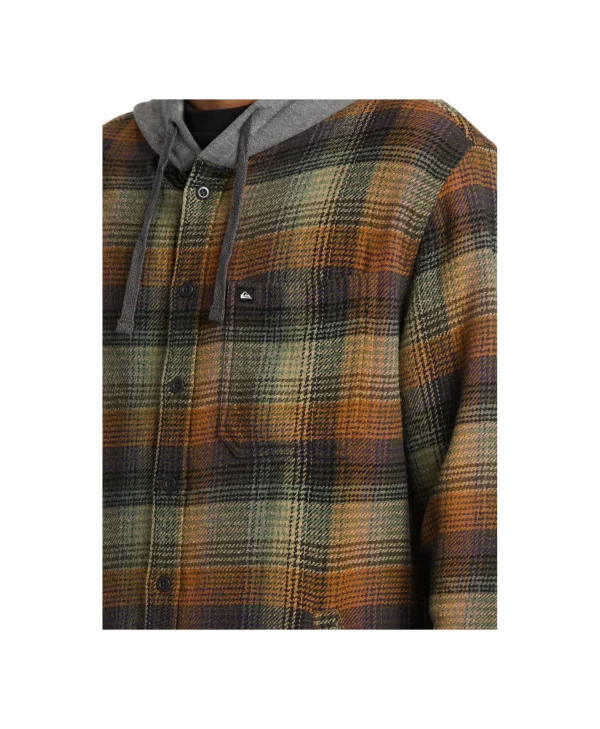 CAMICIA SANDBAR HOODED FLANNEL GRAPE LEAF SANDBAR HOODED FLAN
