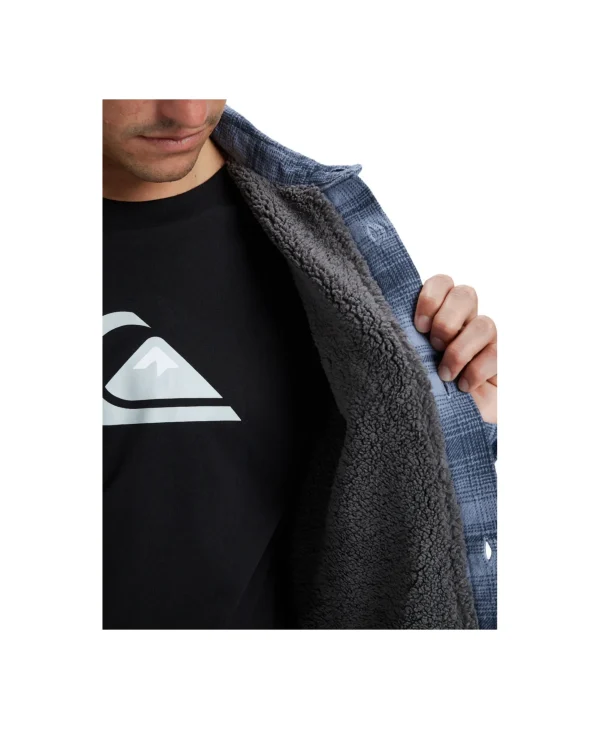CAMICIA VENTURE OVERSHIRT SHERPA BLUE NIGHTS AQYWT03364 BST1
