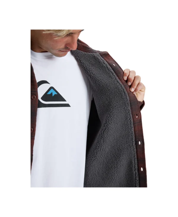 CAMICIA VENTURE OVERSHIRT SHERPA RED BLACK CHECK