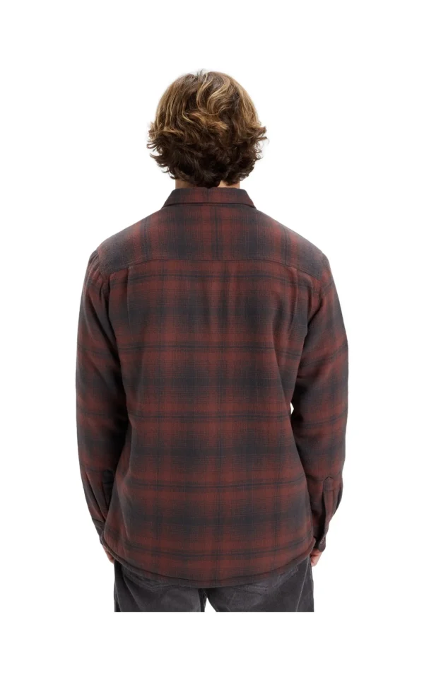 CAMICIA VENTURE OVERSHIRT SHERPA RED BLACK CHECK