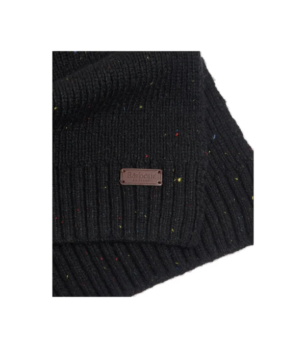 CARTON FLECK BEANIE AND SCARF GIFT SET BLACK