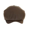 CHEVIOT TARTAN CAP OLIVE M