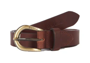 Cintura da donna in pelle Allanton Classic Brown