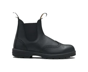 2443 CLASSIC BOOT BLACK CON DETTAGLI BROGUE