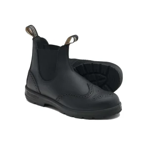 2443 CLASSIC BOOT BLACK CON DETTAGLI BROGUE