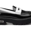 CLW390401 SLASH3904 LOW W BRUSHED LEATHER BLACK WHITE
