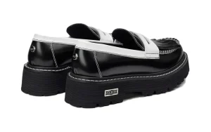 CLW390401 SLASH3904 LOW W BRUSHED LEATHER BLACK WHITE