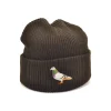 CUFFIA RIBBED PIGEON BLACK