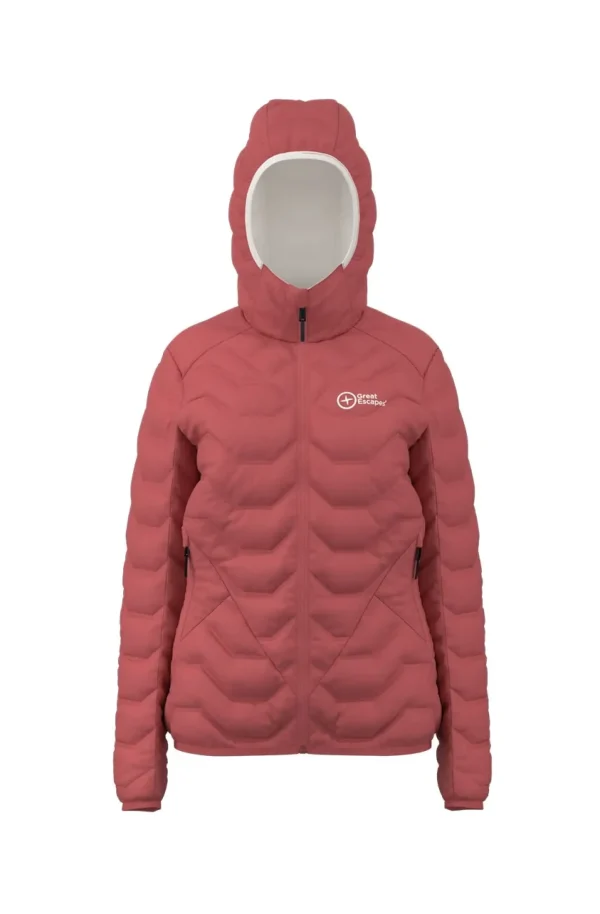 DANA EVO WOMAN PADDED JACKET MINERAL RED