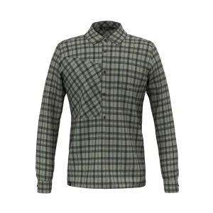 FANES FLANNEL 5 POLARLITE CAMICIA UOMO SHADOW DARK OLIVE