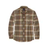 FLAN PLAID SHIRT CHESTNUT 105945 B57