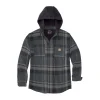 FLAN SHERPA LINED SHIRT JAC BLACK 105938 N04